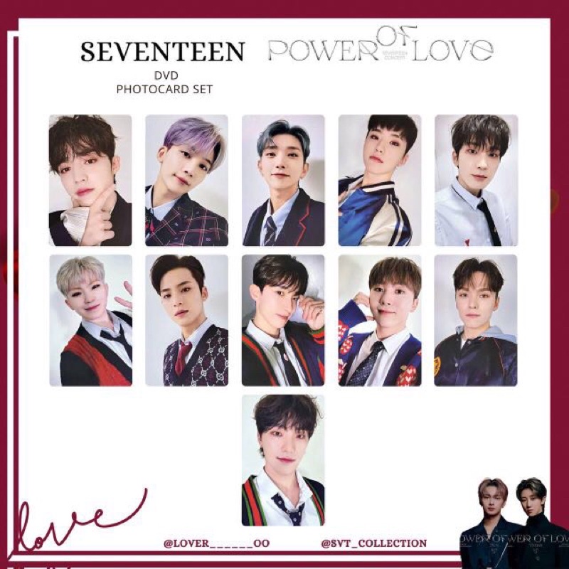 Power Of Love Seventeen Dvd 小卡的價格推薦- 2023年8月| 比價比個夠BigGo