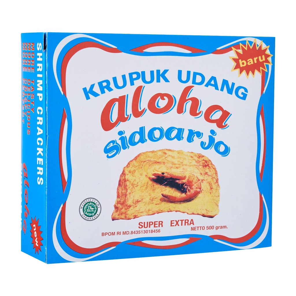 台灣現貨 印尼蝦餅 ALOHA KERUPUK UDANG  500g