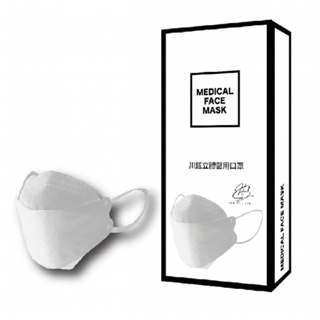 川鈜 KF94韓版3D立體醫用口罩-雙鋼印-經典白 10片/盒