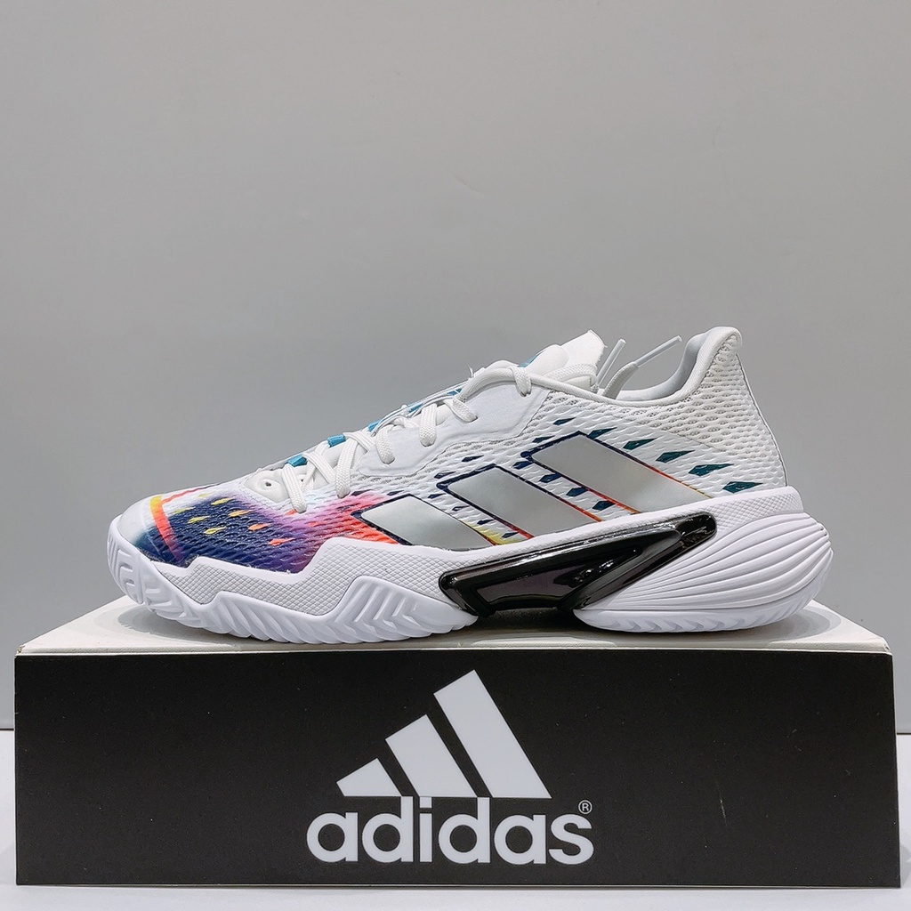 adidas Barricade W 女生 白色 舒適 耐磨 運動 網球鞋 GW3817