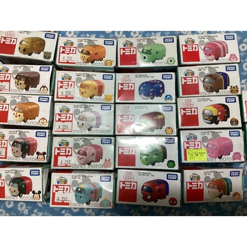 TAKARA TOMY TOMICA 迪士尼小汽車 TSUMTSUM 疊疊車系列 DMT 盒損出清