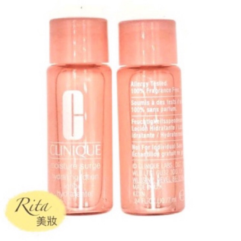 【RITA美妝】CLINIQUE 倩碧 水磁場極效保濕精露 7ml/水磁場多酵活水精華露30ml新款粉紅水♻️電子發票