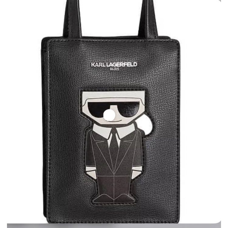 現貨 免運正品 Karl Lagerfeld 卡爾老佛爺 卡爾 熱賣款 經典 老佛爺 琴譜包 手機包 側背包 手提包