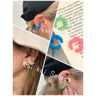 Kai Kai select🔅日牌可愛顏色醋酸耳釦4色$299