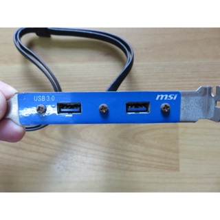 微星 MSI 主機板訊號 轉 USB3.0 兩個接頭 直購價120