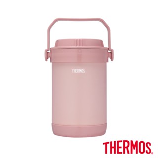 【THERMOS膳魔師】雪霧玫瑰不鏽鋼真空燜燒提鍋1500ml(RPF-20-RSPK)