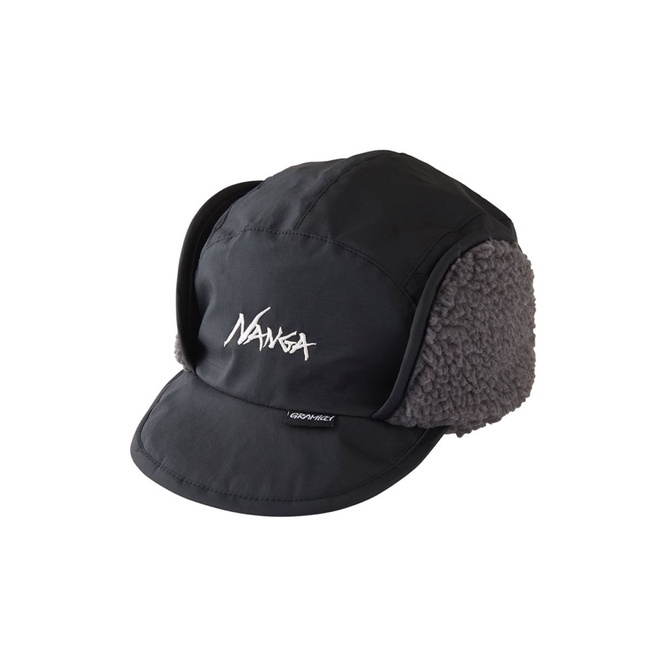 全新限量 GRAMICCI x NANGA AURORA BOA FLEECE MOUNTAIN CAP 黑 飛行帽