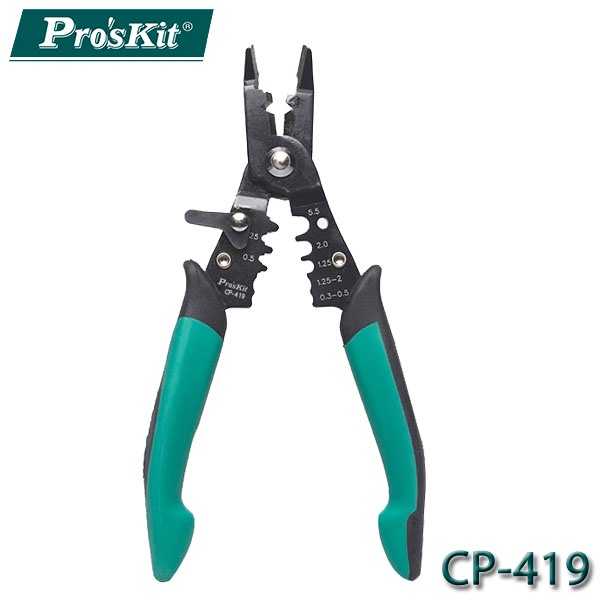 【3CTOWN】含稅 ProsKit 寶工 CP-419 CP-419-T 多功能剪剝壓線鉗 剝線 壓接鉗 強力剪剝