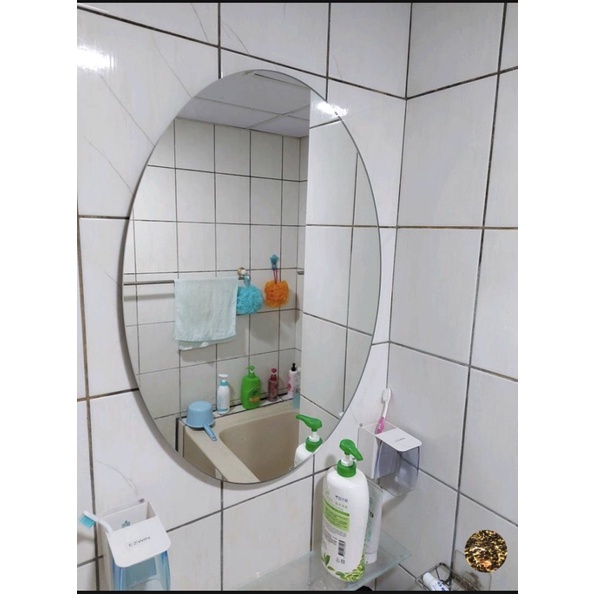1+1衛材 l 5%蝦幣回饋 l 台灣製造 l 最低價浴室鏡子 橢圓形鏡子 橢圓浴鏡最低價  浴室鏡子 廁所鏡子