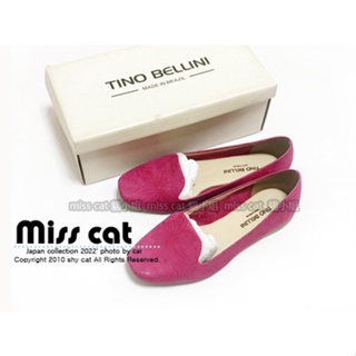 『Miss Cat 貓小姐』＊ 百貨公司專櫃女鞋 TINO BELLINI 貝里尼 花卉圖樣女鞋 樂福鞋 #巴西製