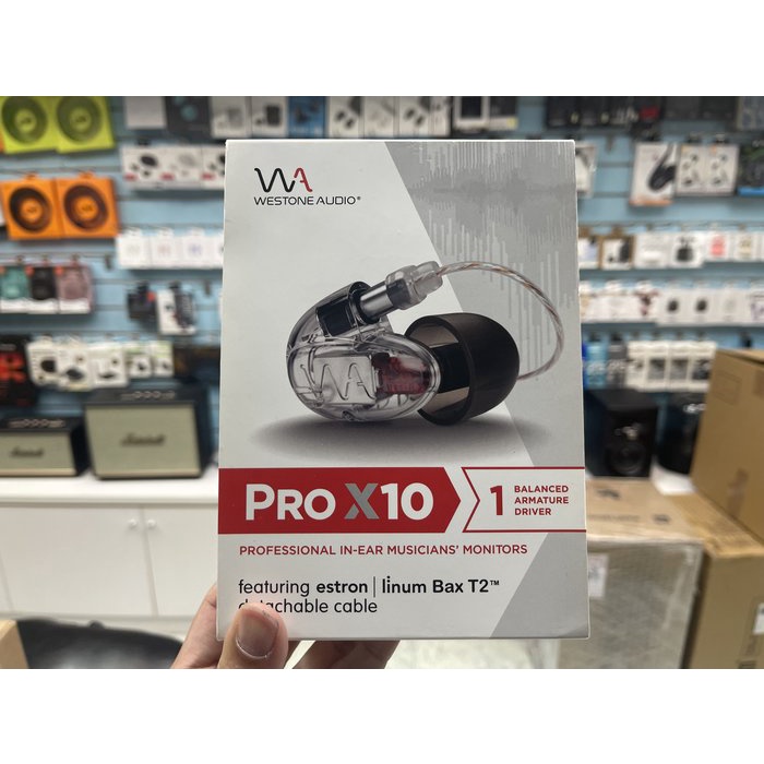 「禾豐音響」【 Westone PRO X10 】威士頓 新版 單動鐵 IPX插針 監聽 入耳 耳機 公司貨 保固二年