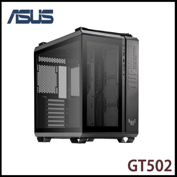 【MR3C】含稅免運 ASUS 華碩 TUF Gaming GT502 黑色 強化玻璃透側 半高直立式 電腦 機殼