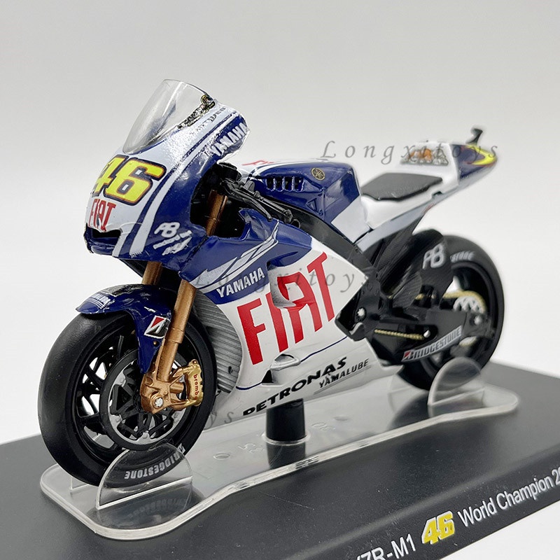 山葉 1:18 壓鑄摩托車模型玩具 Yamaha YZR-M1 World Champion 2009/ Estoril