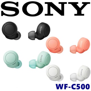 可自取 台灣公司貨 SONY WF-C500 DSEE音效 IPX4 防潑灑防汗水 可單耳使用 真無線藍牙耳機 視聽影訊