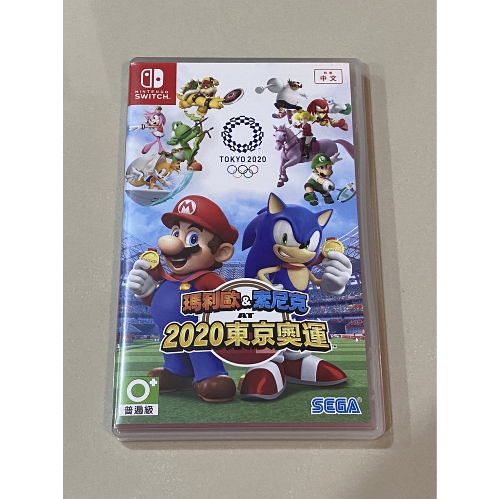 【二手】 NS Switch 瑪利歐&amp;索尼 2020 東京奧運 中文版 SEGA 瑪利歐東京奧運