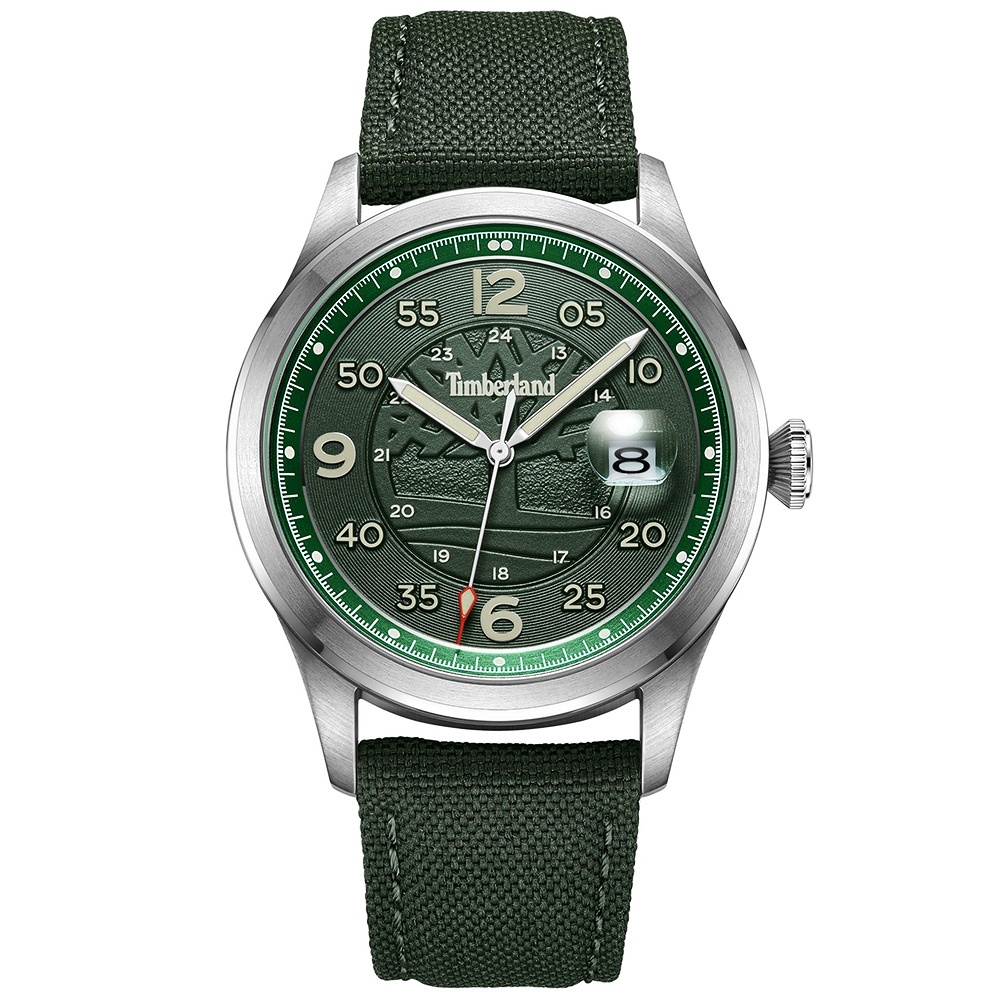 Timberland 天柏嵐 CORNWALL系列 經典復刻錶-綠面/42mm TDWGN2237504