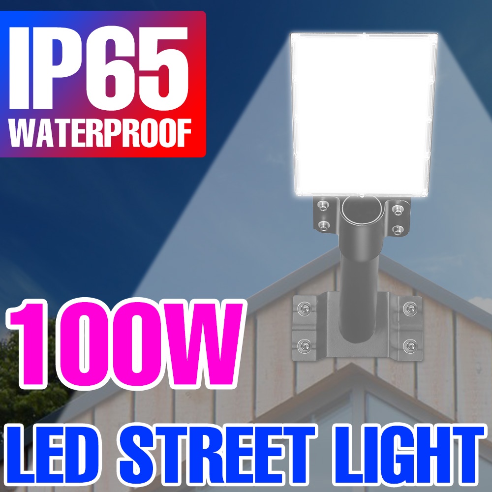 Ip65 防水 LED 220V 路燈 100W 戶外燈能量 AC180-240V 裝飾花園庭院超亮泛光燈