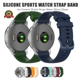 Garmin 手錶錶帶運動快速釋放手鍊更換帶的 18mm 20mm 22mm 新款矽膠運動質感錶帶