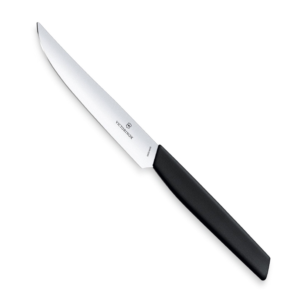 瑞士 Victorinox Swiss Modern 直刃牛排刀 - 神秘黑 1st (VI669)
