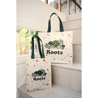 Roots 限量磨石子購物袋