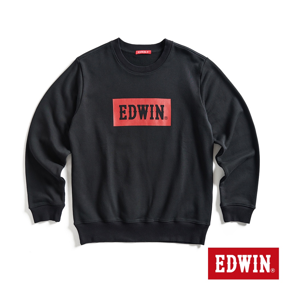 EDWIN BOX LOGO衛衣(黑色)-男款