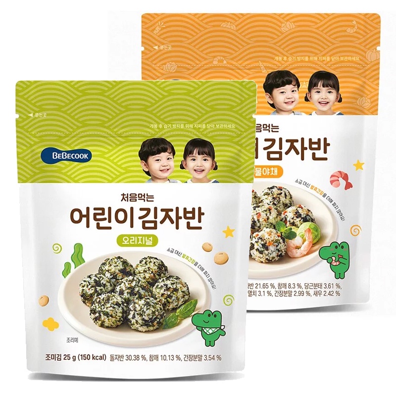 韓國 bebecook 智慧媽媽 嬰兒初食海苔酥 25g 寶膳 海苔酥 副食品 1574 拌飯料