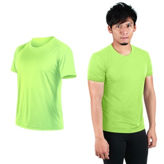 HODARLA FLARE 100 男女吸濕排汗衫(短袖T恤 透氣 多色 台灣製 螢光綠