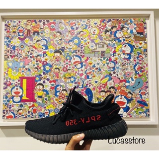 [現貨]lucas strore Adidas Yeezy Boost 350 Bred 黑底紅字 CP9652 黑紅