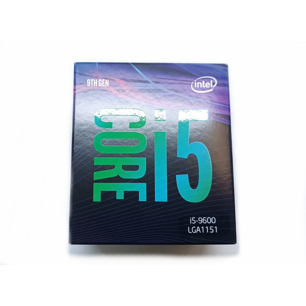 全新盒裝未拆封 有內顯 Intel 第9代 I5 9600 1151 4.6G 六核心 原廠風扇 CPU