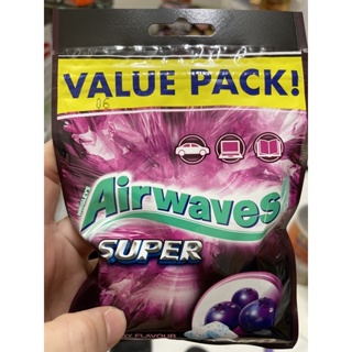 拆賣一包109元airwaves紫冰野莓無糖口香糖462公克