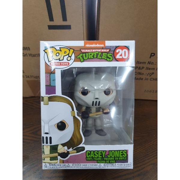 全新 正版 代理 FUNKO POP 20 忍者龜 凱西 瓊斯 CASEY JONES