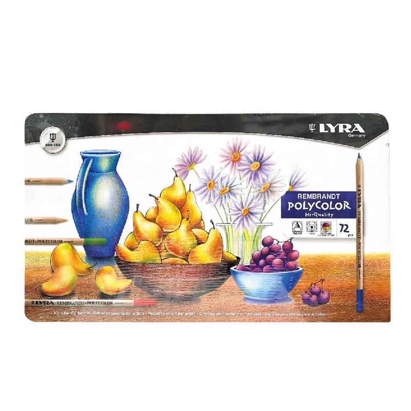 【阿翔小舖】『LYRA』 林布蘭 專業 鐵盒裝 油性 色鉛筆 72色/2001720/特價🉐️$1500