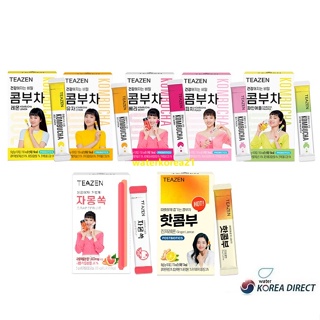 韓國直送 TEAZEN康普茶 檸檬/柚子/桃子/莓果/ 菠蘿/葡萄柚/生薑檸檬味 5gx10包