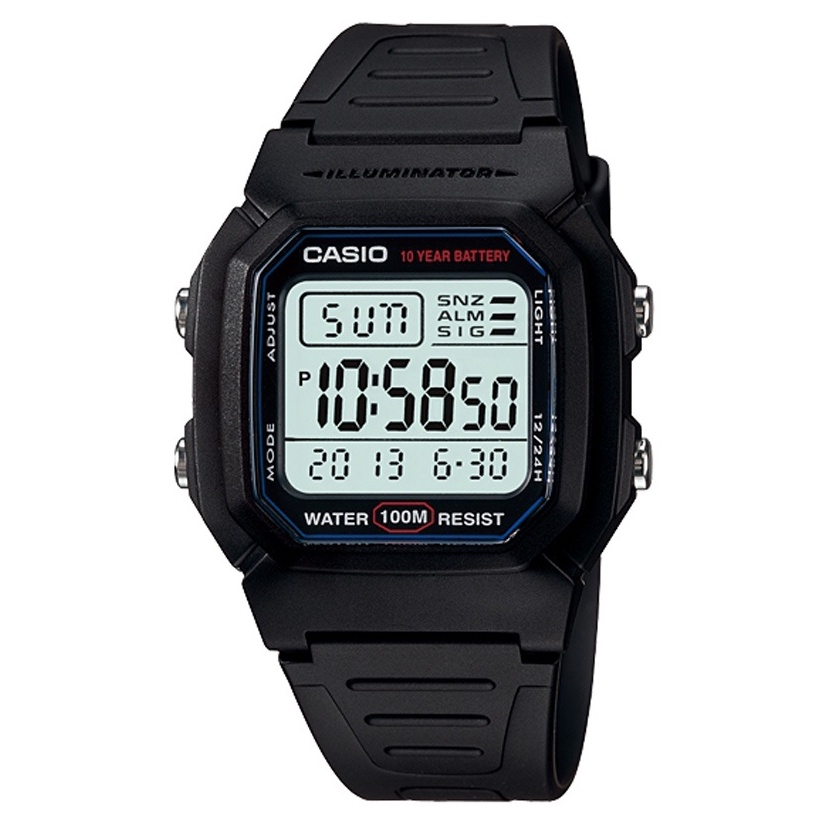 【CASIO】卡西歐 電子錶 W-800H-1A  原廠公司貨【關注折扣】