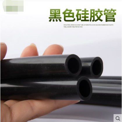 🔥限時特賣🔥-黑色矽膠管 內徑2mm-38mm矽橡膠軟管 耐高溫 抗老 黑色國產矽膠管