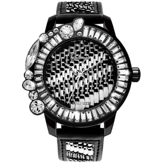 【聊聊甜甜價】Galtiscopio迦堤 祖利織夢系列 編織紋 時尚腕錶 / 49mm / JS16BS001TBWLS