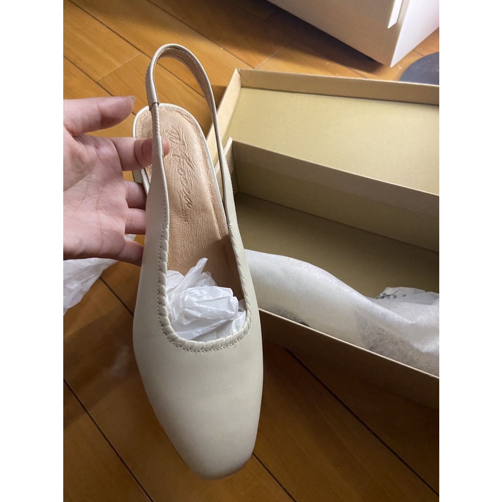 【全新未穿】W.Korea正韓 品牌款 牛皮專業老師傅純手工縫線涼鞋 24.5 (歐碼39)