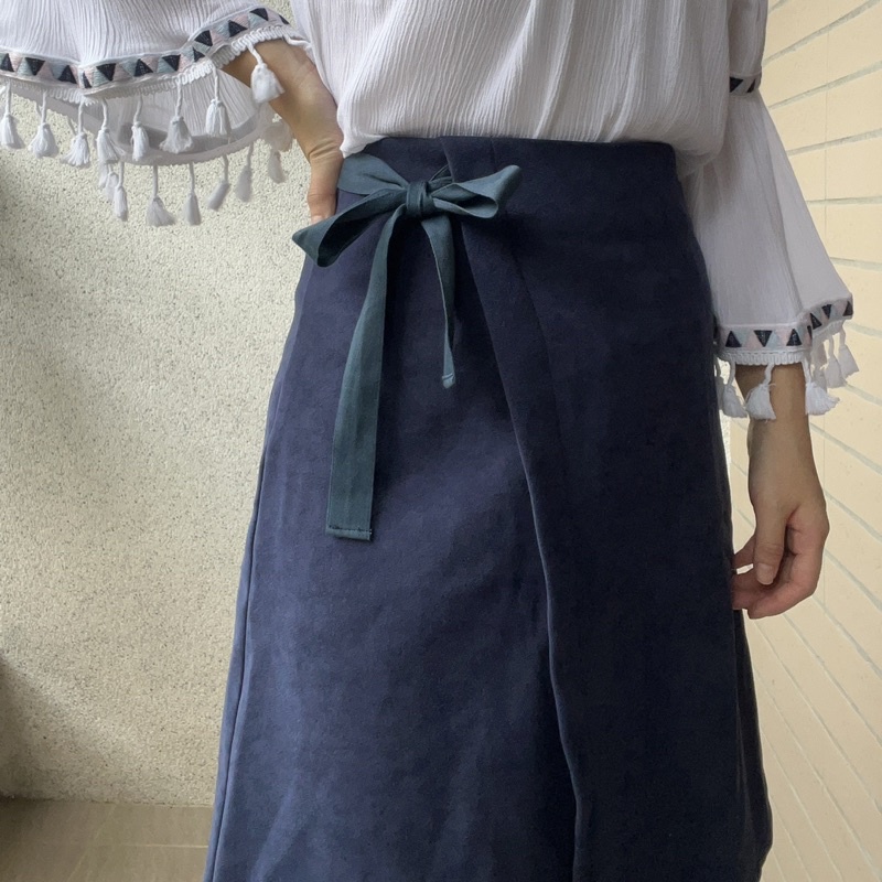 全新 PAZZO麂皮布短裙