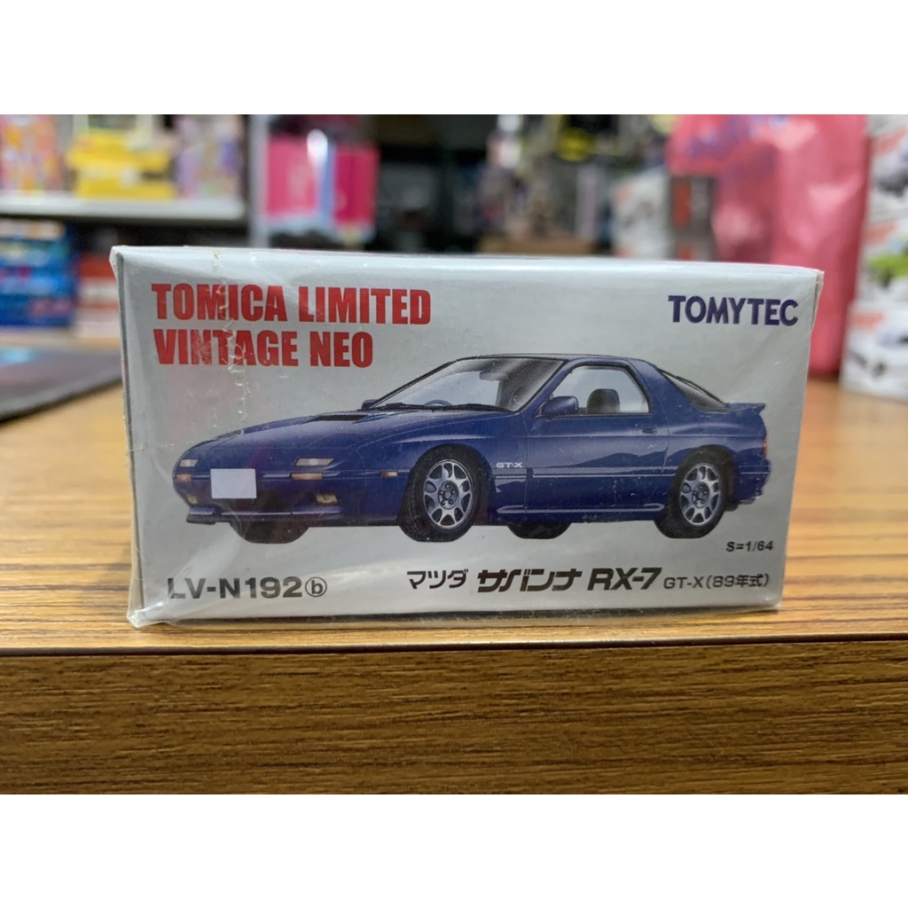 【合川玩具】現貨 1/64 Tomytec  LV-N192b Mazda Savanna RX-7 GT-X  (藍)