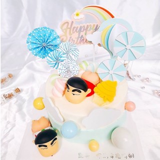 Tower Lucky塔吉｜蠟筆小新蛋糕 生日蛋糕 造型蛋糕 寶寶蛋糕 週歲蛋糕 幼稚園蛋糕 幼兒園生日 小葵小白