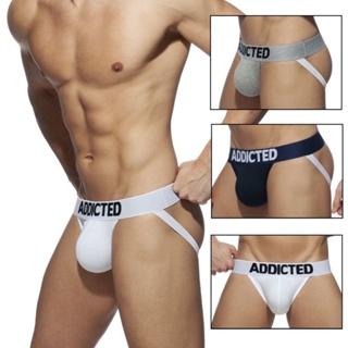 【ADDICTED 】AD469 基本款後空運動三角褲 AD時尚經典JOCK《Men Style》