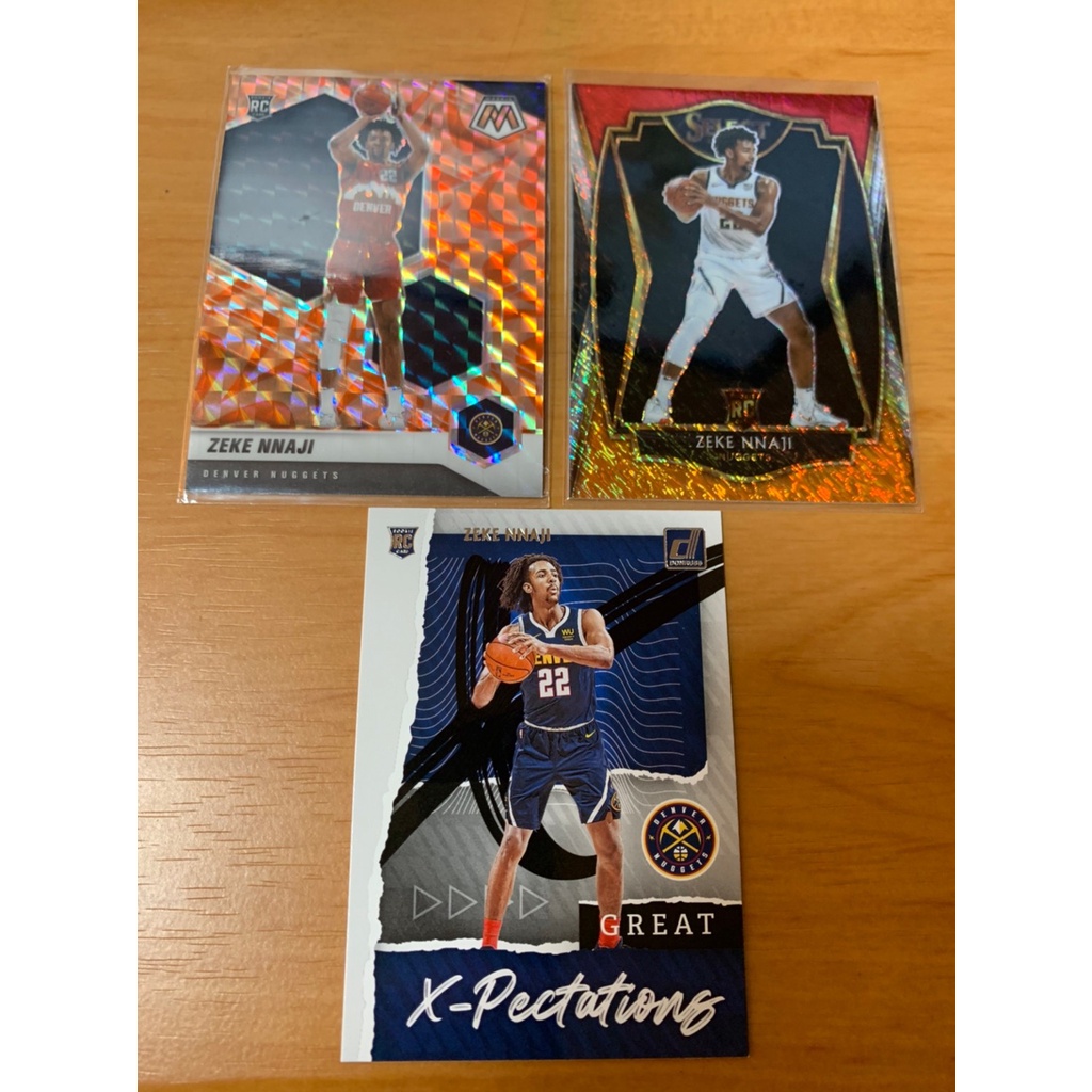 三張 金塊 ZEKE NNAJI DONRUSS MOSAIC RC NBA 球員卡 特卡 福袋 出清