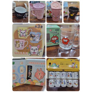 【全新品 現貨 】憤怒鳥 KITTY 卡娜赫拉 豆卡 杯匙組 陶瓷杯 馬克杯 玻璃杯 酒杯 湯碗組 交換禮物 銅板價