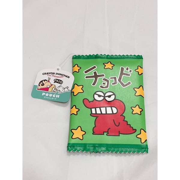 日本🇯🇵蠟筆小新 造型零錢包 餅乾造型零錢包 恐龍零錢包 小新恐龍零錢包 綠色 粉紅色 零錢包