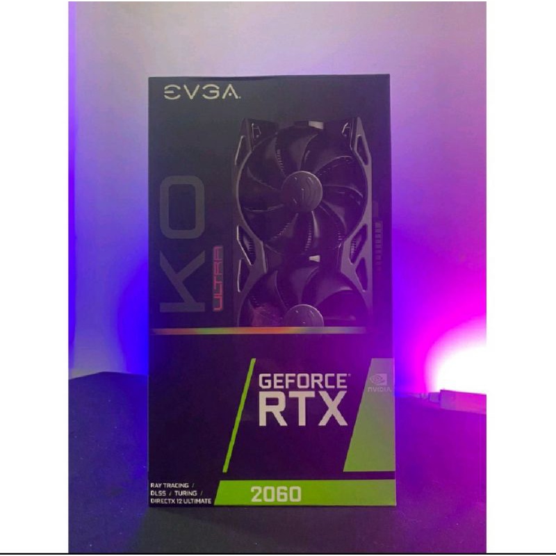 9成新-艾維克 顯示卡 EVGA GeForce RTX 2060 KO 6G