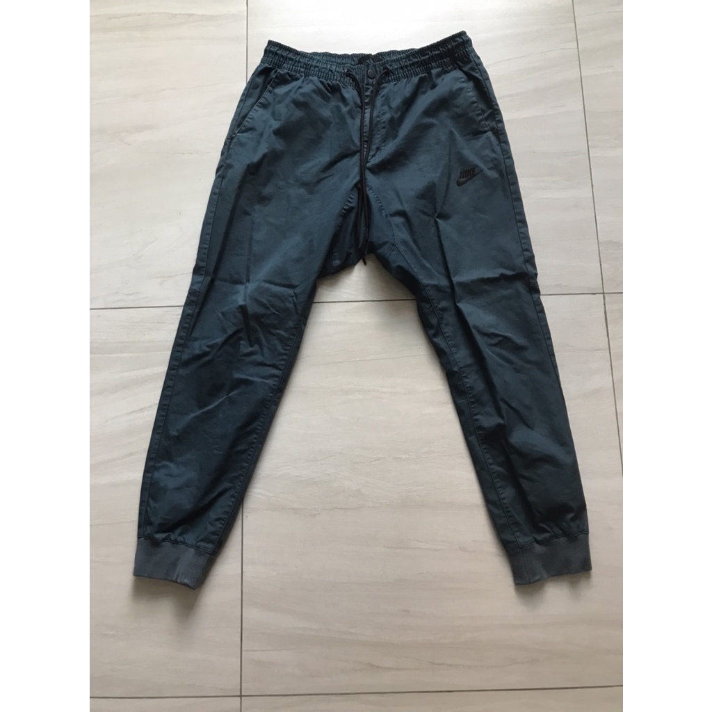 Nike tech 梭織長褲 縮口褲 L號 Sportswear modern jogger 805099-454