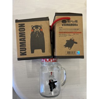 KUMAMON 熊本熊 450ml 梅森玻璃杯罐【KMMGB-003】