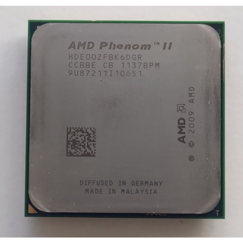 AMD Phenom II X6 1100T 3.3GHz(6C/6T)有Heat Sink Fan