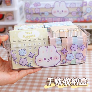 MOMO醬家桌面收納盒ins風透明亞克力學生雜物文具整理盒化妝品書桌儲物盒