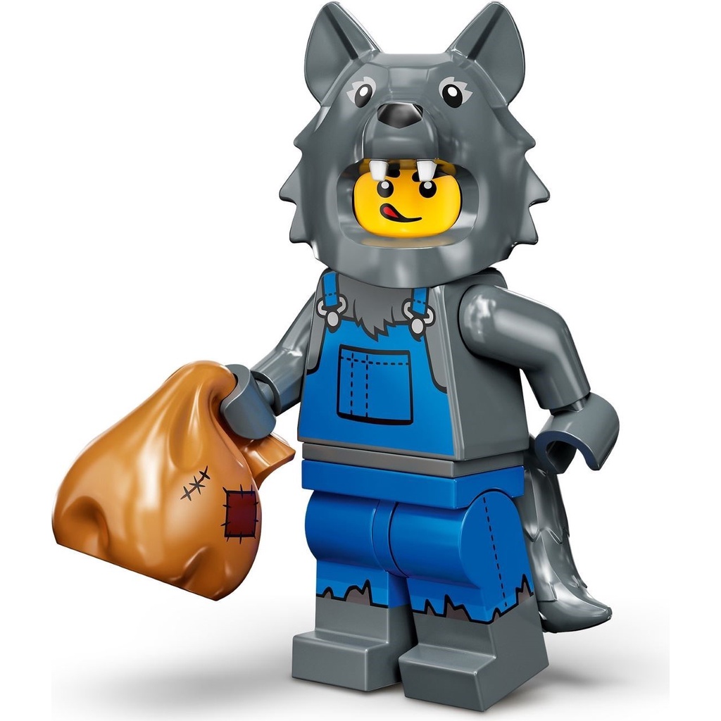 LEGO-23代人偶包-8號 野狼裝/大野狼 71034